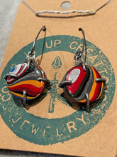 Load image into Gallery viewer, Circle Fordite Earrings
