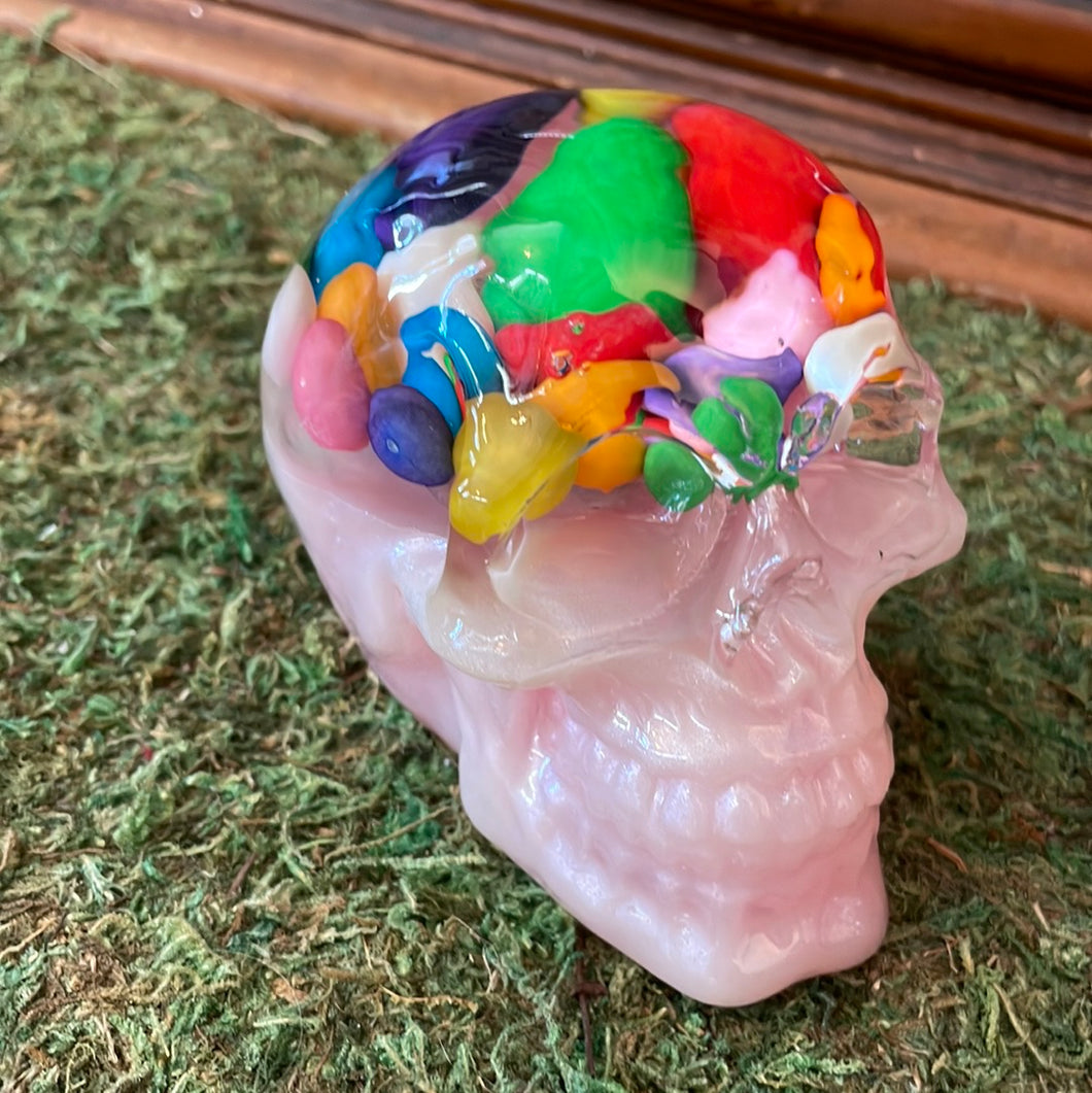 Bubblegum Resin Skull