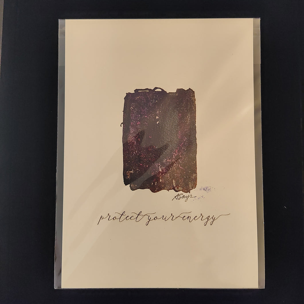5x7 Healing Mineral Affirmation Prints
