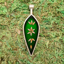 Load image into Gallery viewer, seeds, navette pendant, sterling silver 
