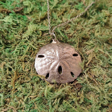 Load image into Gallery viewer, Sand Dollar Necklace , sterling silver , nautical , jewelry ,
