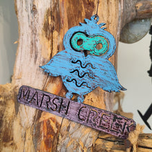 Load image into Gallery viewer, Owl Metal Ornament Marsh Creek Whimsies
