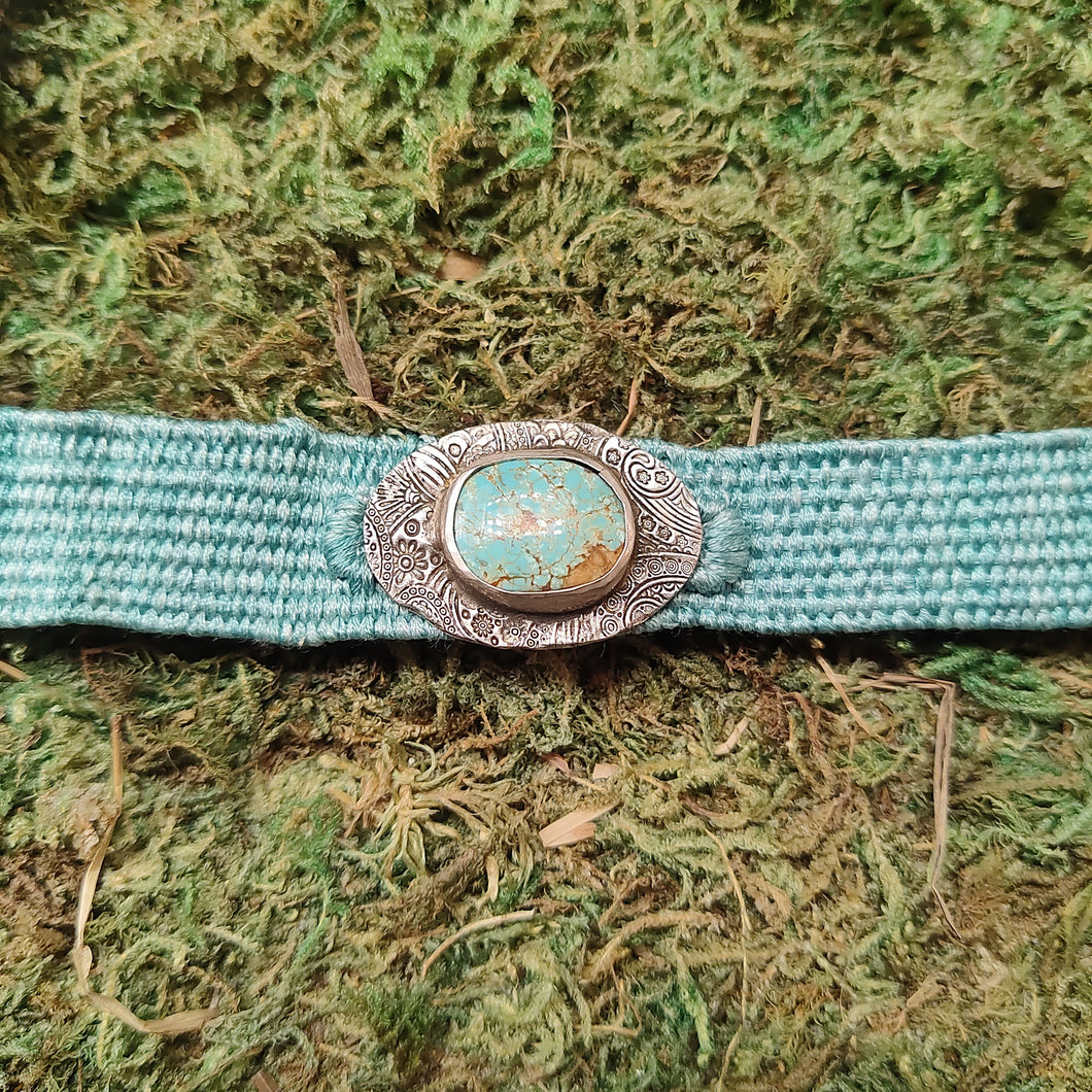Woven Willows Turquoise Bracelet