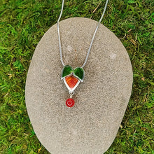 Load image into Gallery viewer, Strawberry Enamel Necklace
