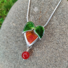 Load image into Gallery viewer, Strawberry Enamel Necklace
