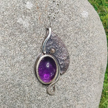 Load image into Gallery viewer, Amethyst Pendant w/Scallop
