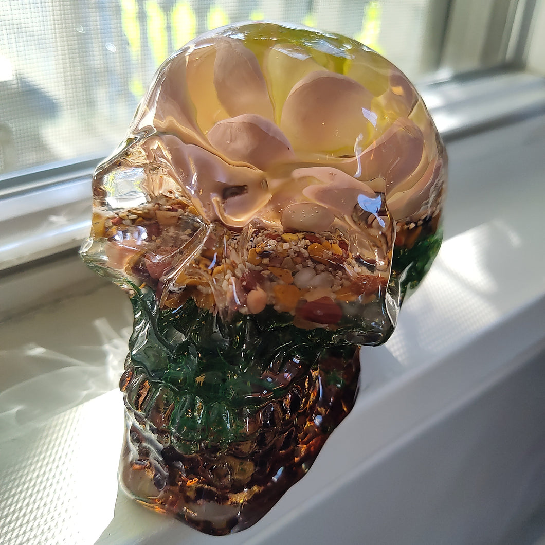 Artificial Succulent Large Skull