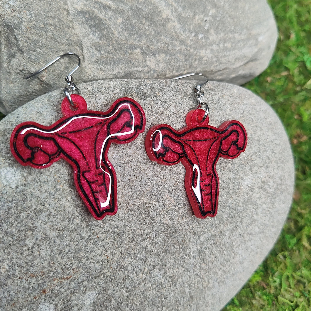 Uterus Earrings