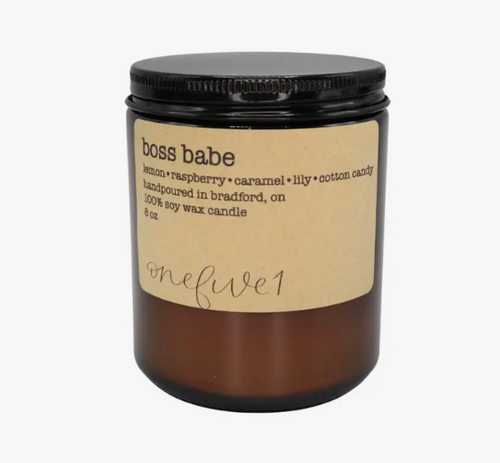 BossBabe Candle-100% soy wax candle. Hand Poured. 