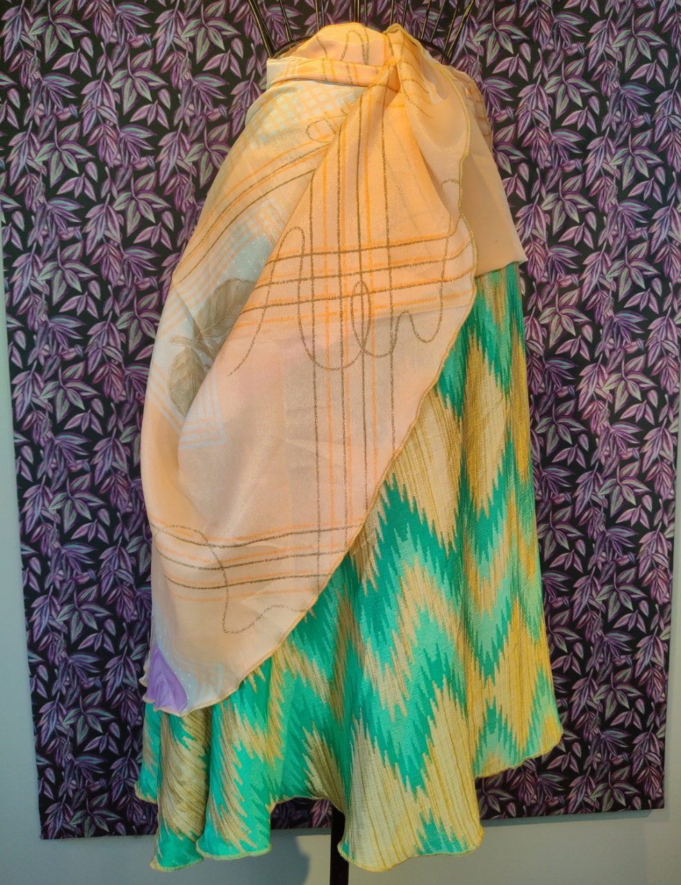 00 - 4 Sari Wrap Skirt