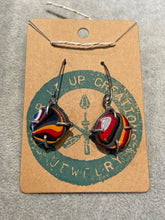 Load image into Gallery viewer, Circle Fordite Earrings

