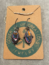 Load image into Gallery viewer, Oval Fordite Earrings
