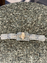 Load image into Gallery viewer, Alaskan Clear Quartz Bracelet, Statement Jewelry, 18k Gold
