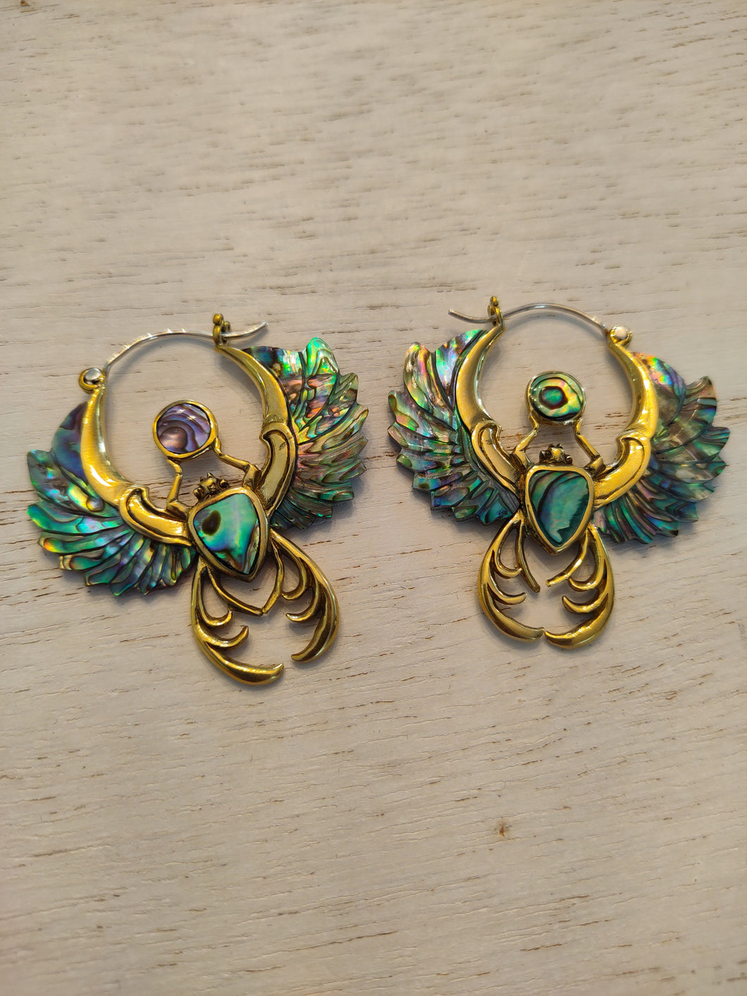 Crowned Abalone Scarabs - Shell