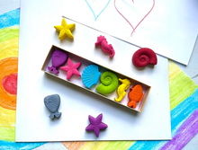 Load image into Gallery viewer, Mermaid Crayons Gift Box
