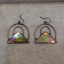 Load image into Gallery viewer, Sunset Moth Collective Earrings, ethical jewelry , sterling silver
