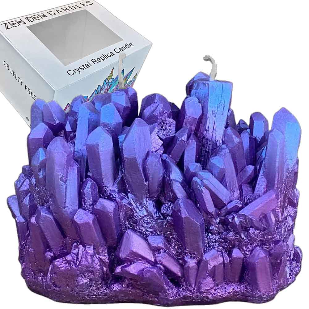 Lux & Large - Aura Quartz Crystal Candle