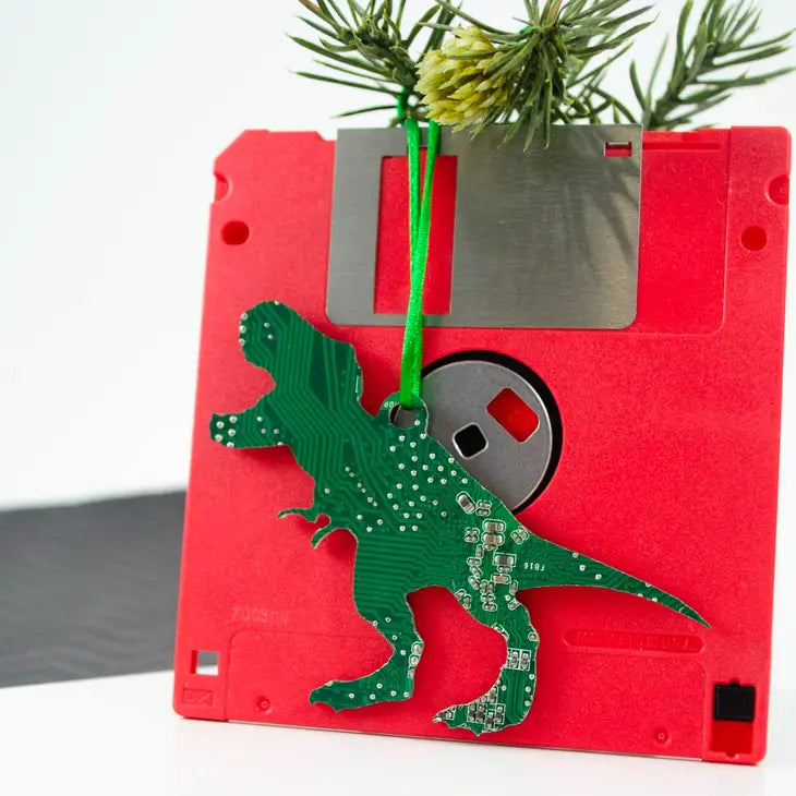 Circuit Board Ornaments - Dinosaur Mixed Shapes