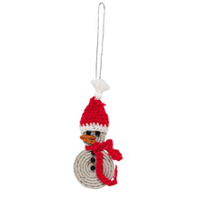 Load image into Gallery viewer, Snug Snowman Ornament
