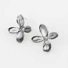 Load image into Gallery viewer, Hydrangea Blossom Post Earrings
