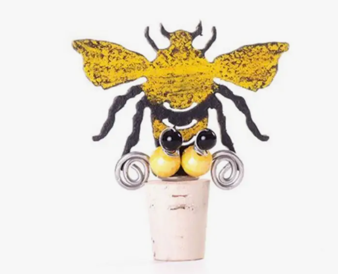 Bee Wine Stopper Whimsies