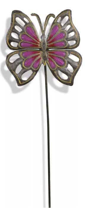 Butterfly Painted Garden Stakes Beyond Borders