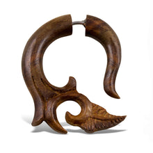 Load image into Gallery viewer, Leaf Tip Curls - Brown Sabo Wood
