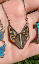 Load image into Gallery viewer, Spicebush Swallowtail Diamond Alchemy Necklace
