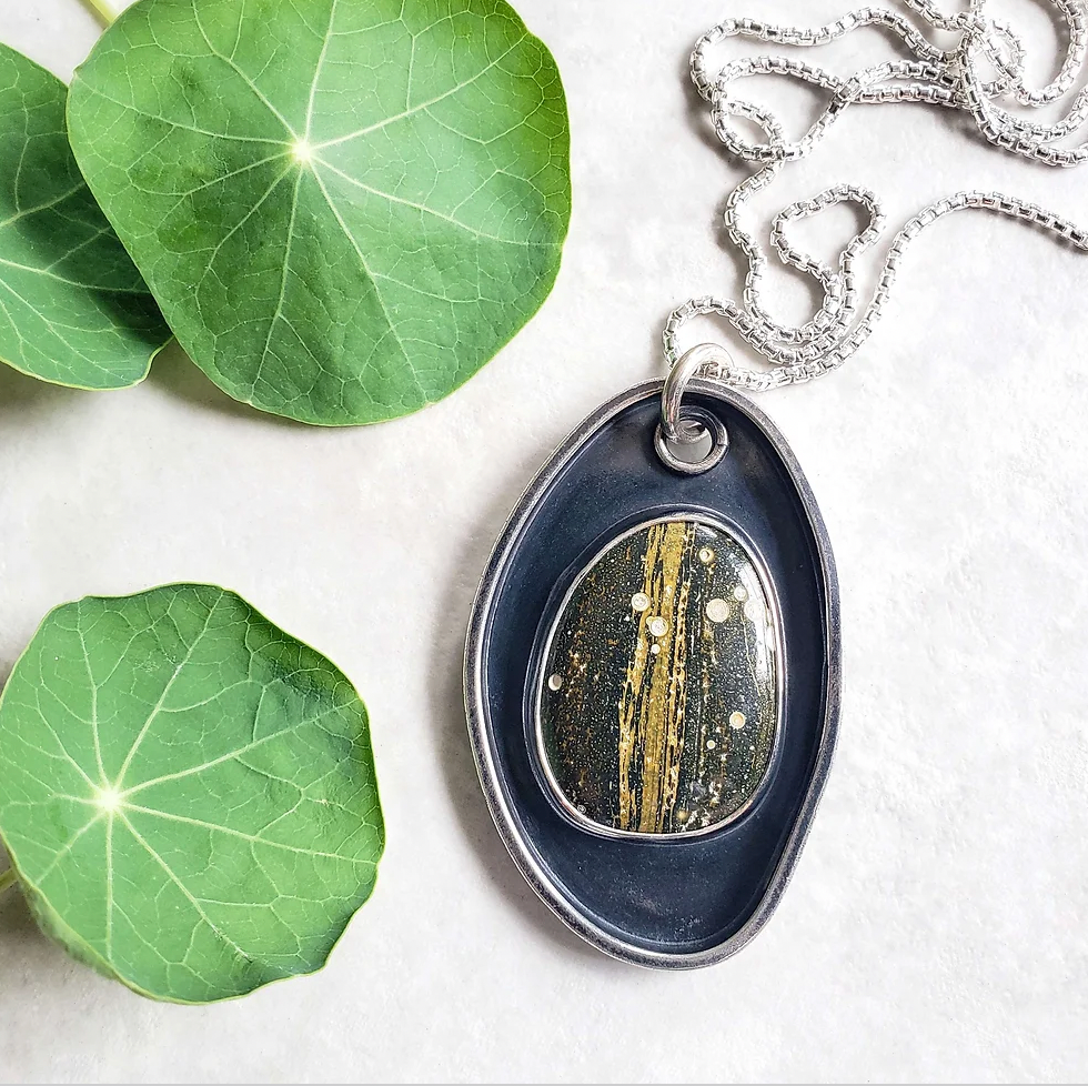 Long Shadowbox Ocean Jasper