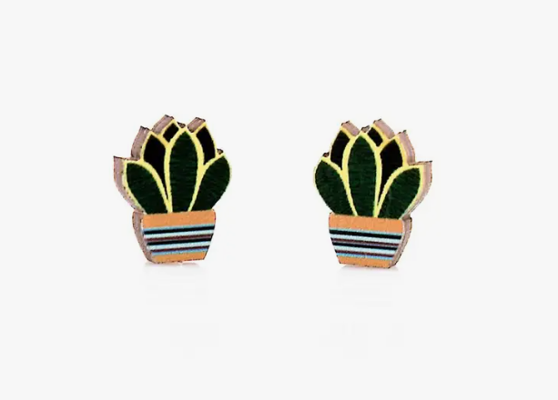 Succulent Studs Earrings