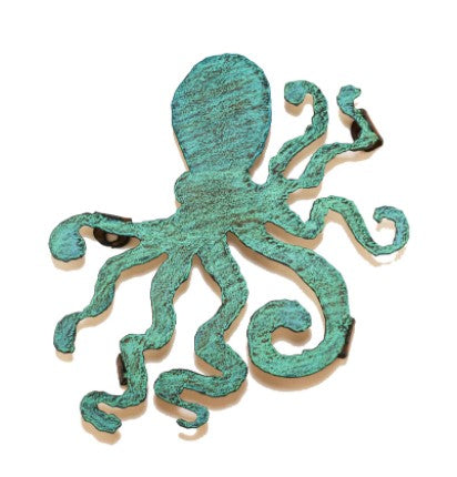 Octopus Metal Sign