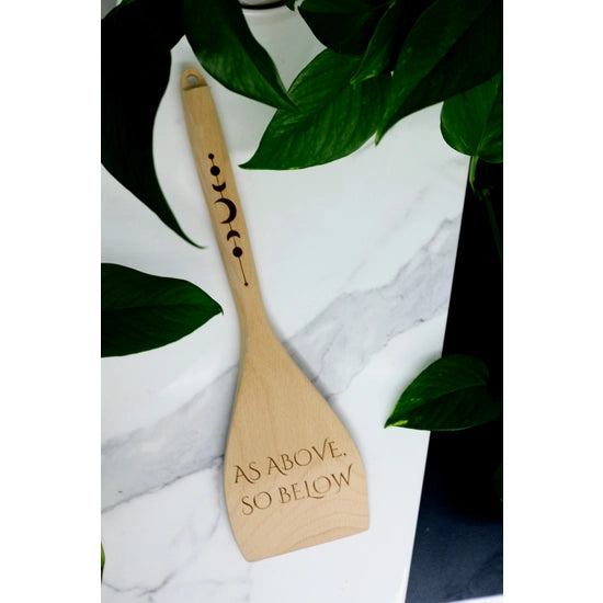 Engraved Wooden Spatula