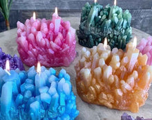 Load image into Gallery viewer, Lux &amp; Large - Aura Quartz Crystal Candle
