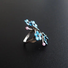 Load image into Gallery viewer, Forget-me-not Ring Stainless steel
