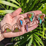 Load image into Gallery viewer, Sunset Moth Collective Earrings
