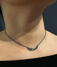 Load image into Gallery viewer, Wavy Pebbles Bar Necklace
